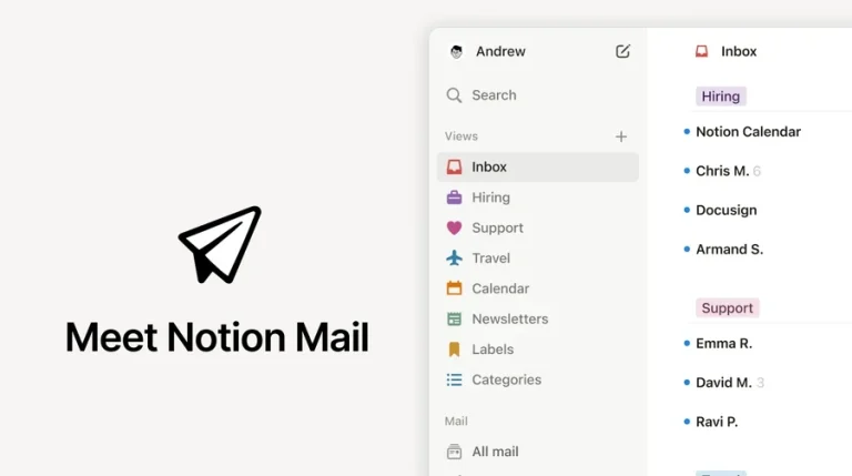 Notion закриває свій поштовий клієнт на базі штучного інтелекту